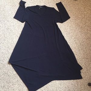 peruzzi red layered dress